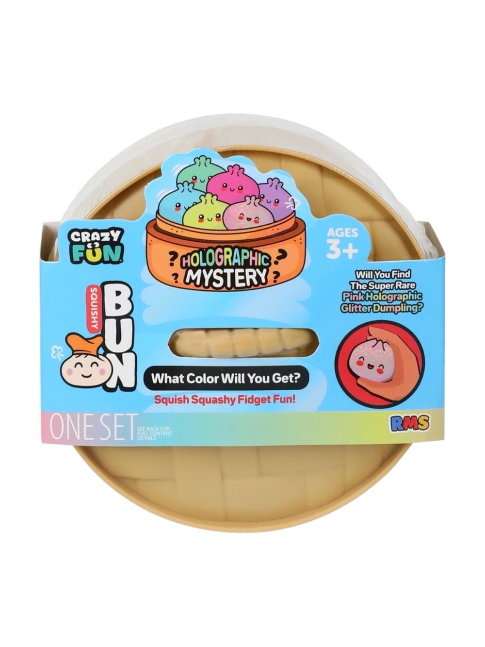 Super Rare! The Original Mystery Holographic Dumpling Squishy Bun Set